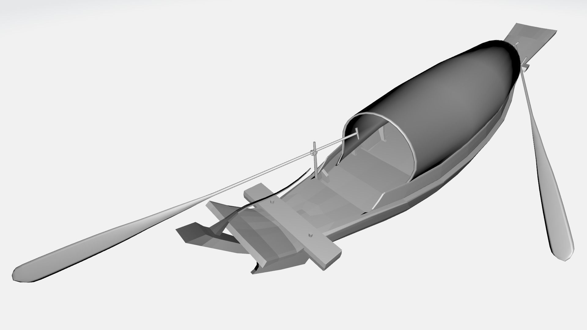 Thaiboat-Sampan Suan 3D model_3