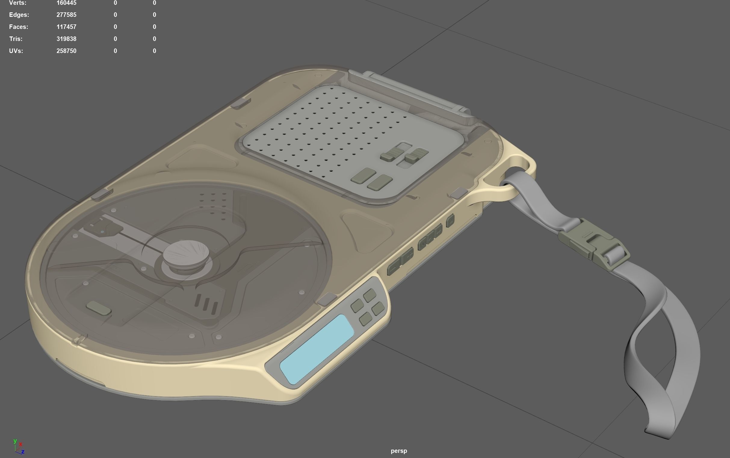 Disc Music Player 3D model_4