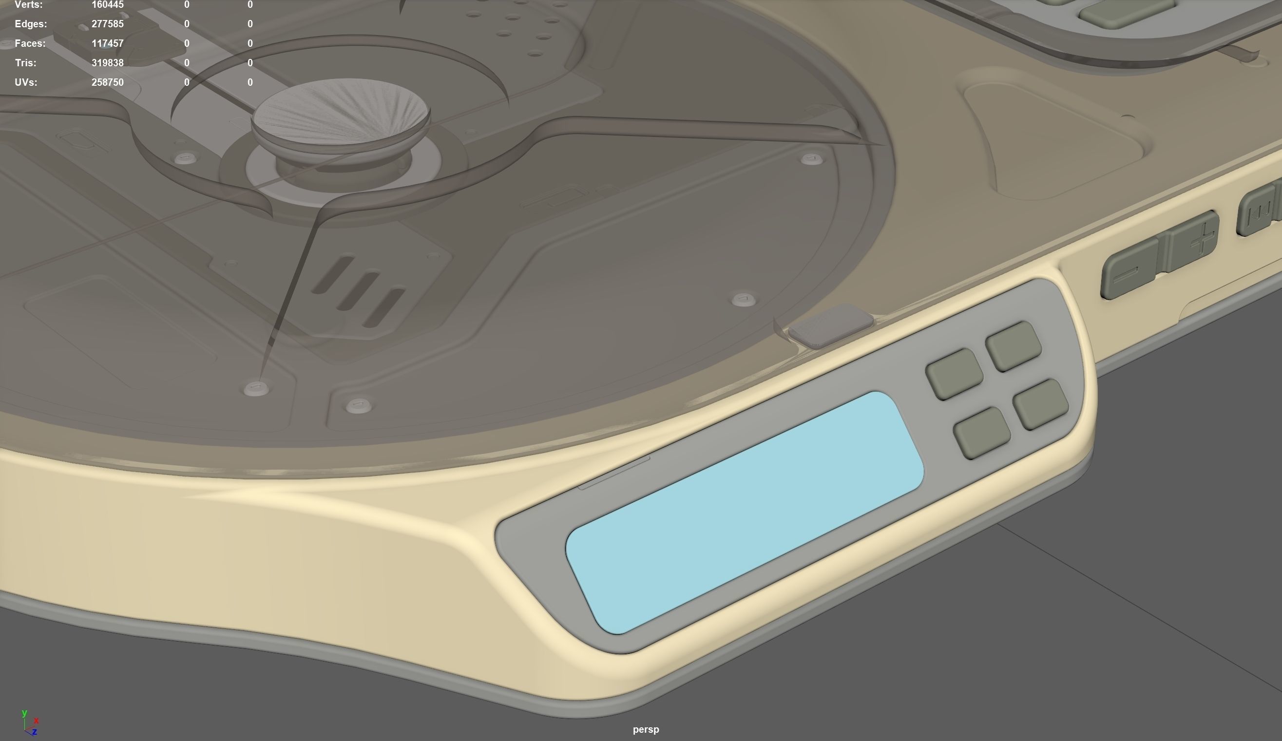 Disc Music Player 3D model_6
