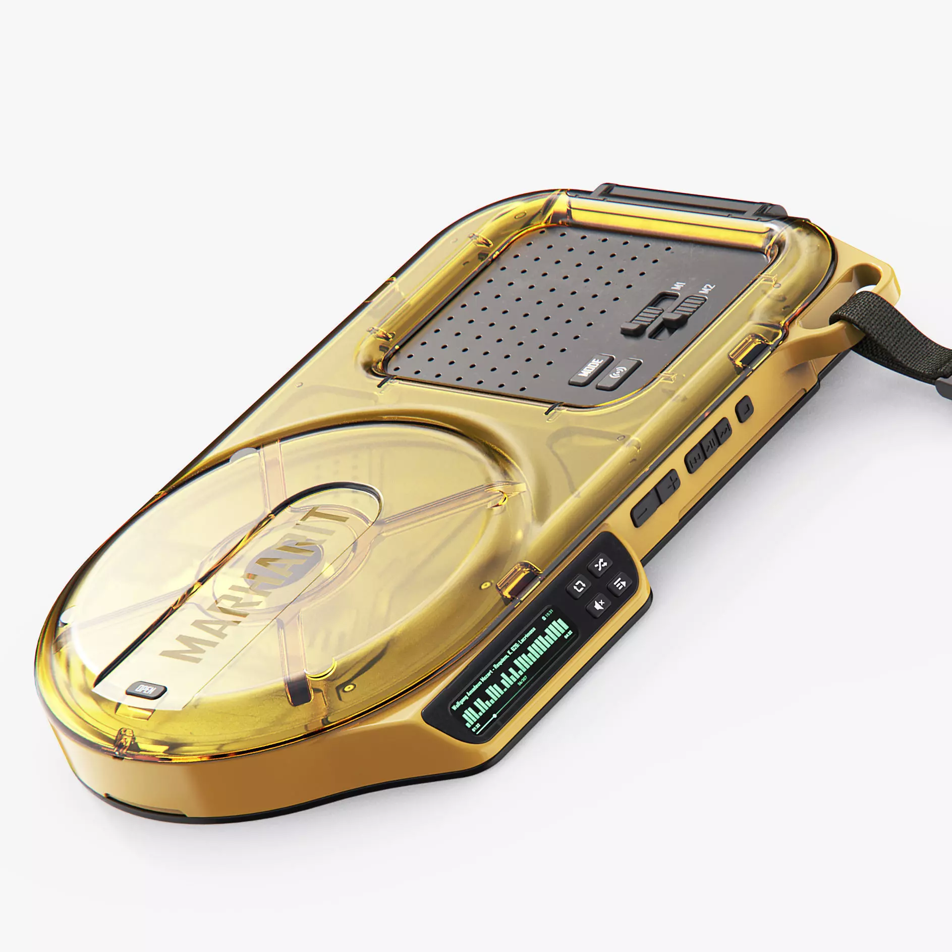 Disc Music Player 3D model_0