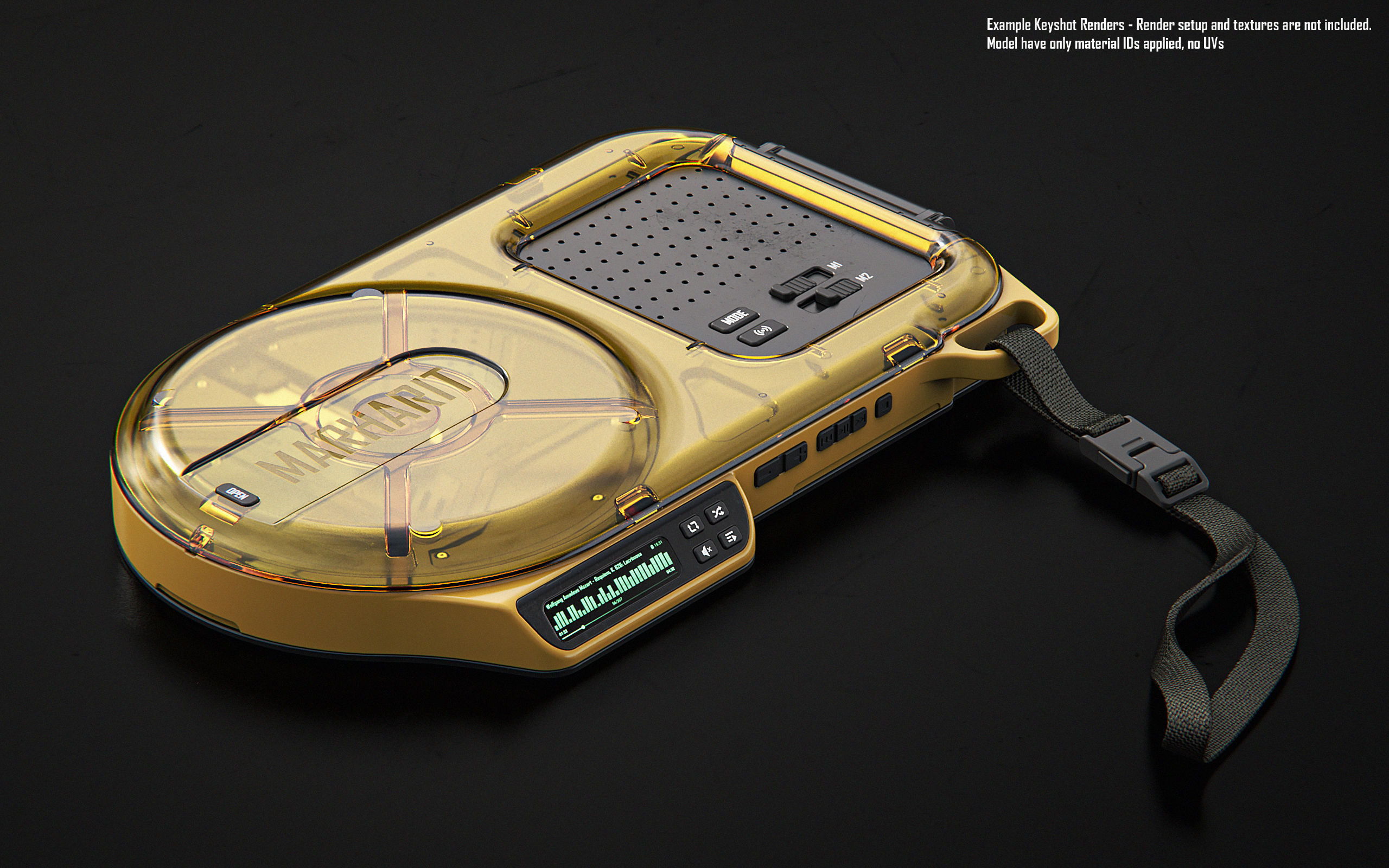 Disc Music Player 3D model_1