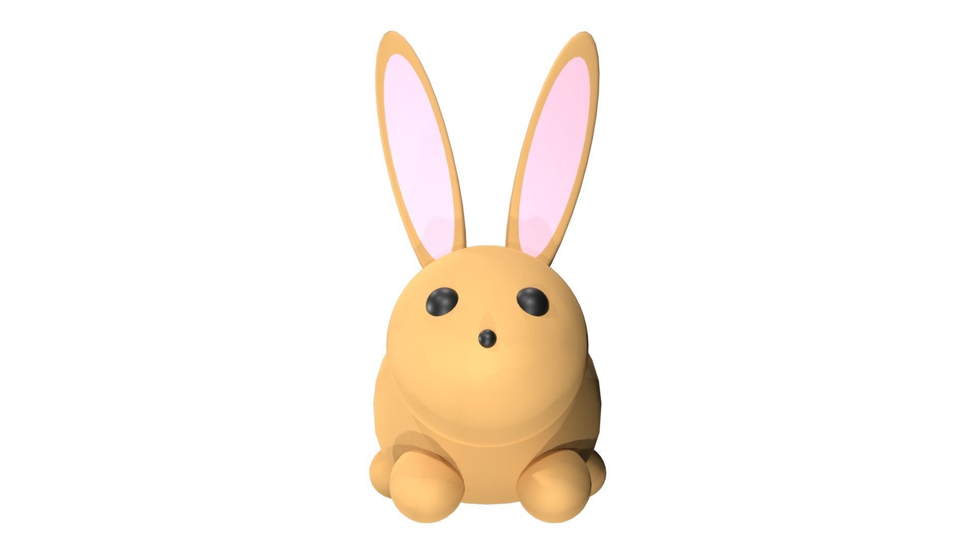 Easter Rabbit 3d model 3D model_2