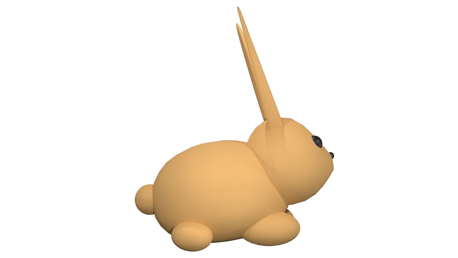 Easter Rabbit 3d model 3D model_1