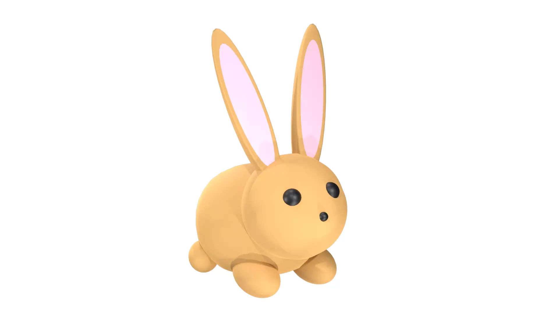 Easter Rabbit 3d model 3D model_0
