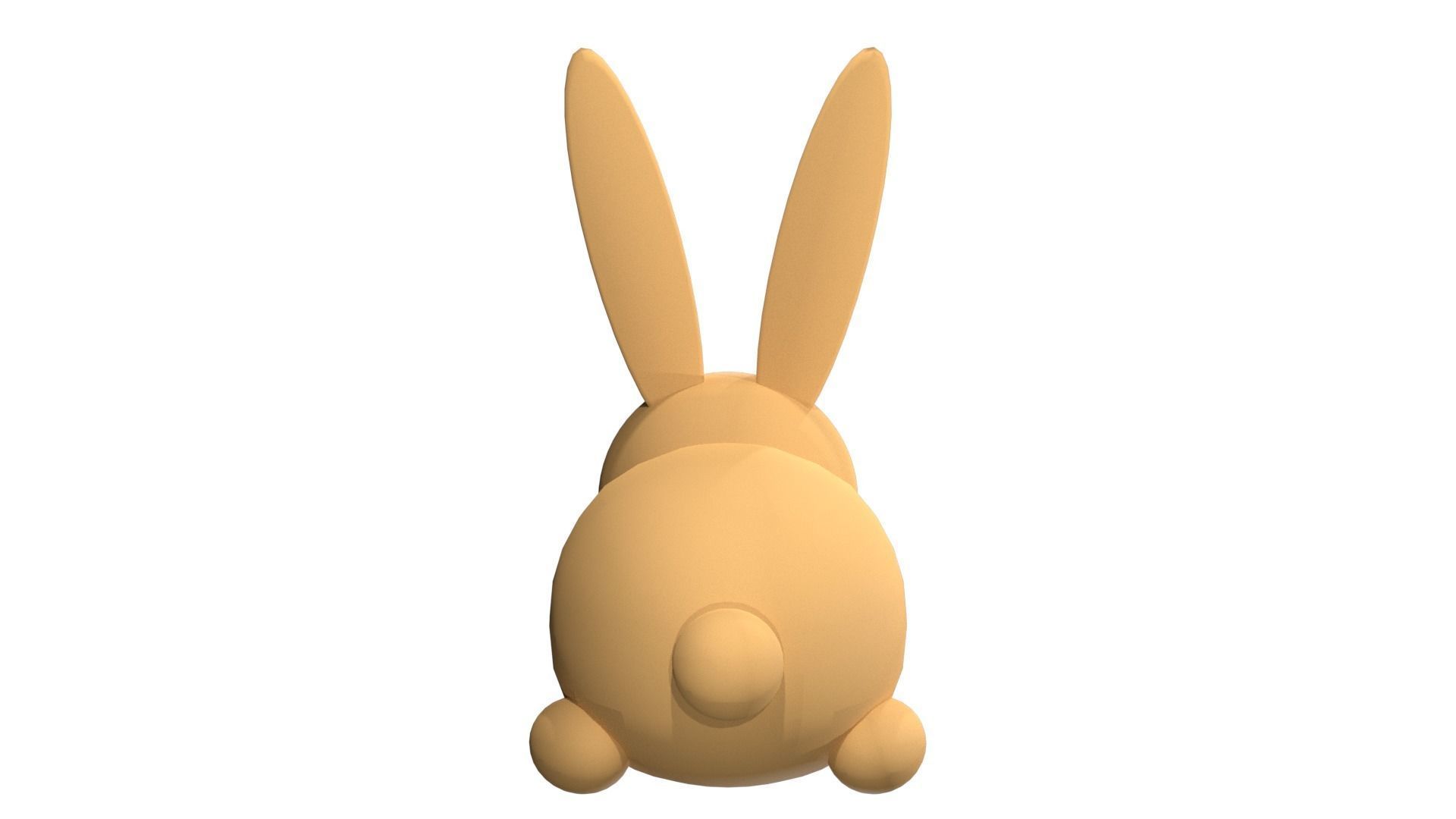 Easter Rabbit 3d model 3D model_3