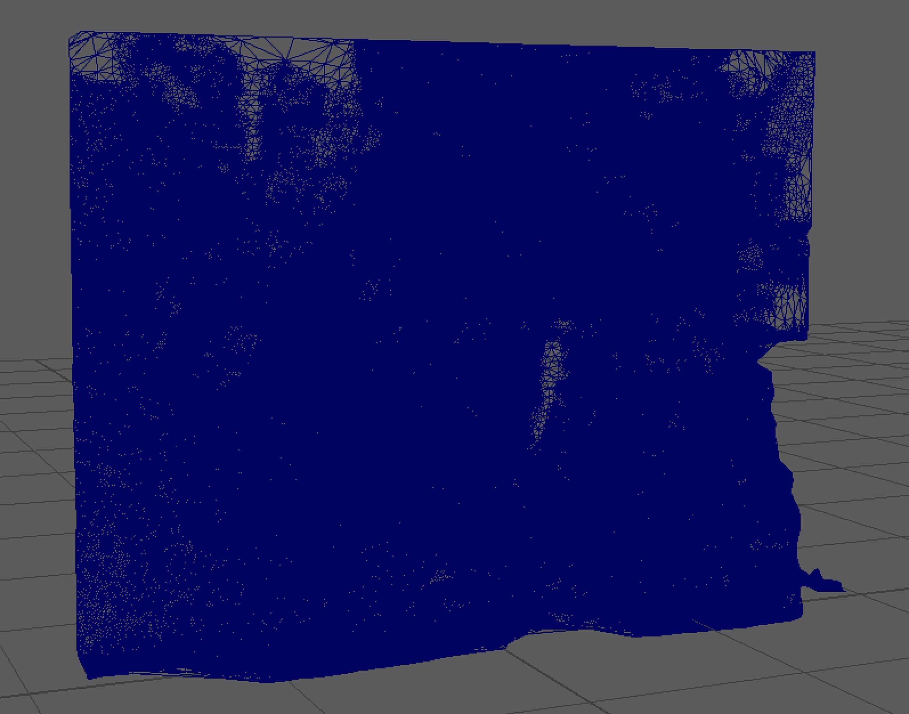 ancient broken wall of  fort 3D model_6