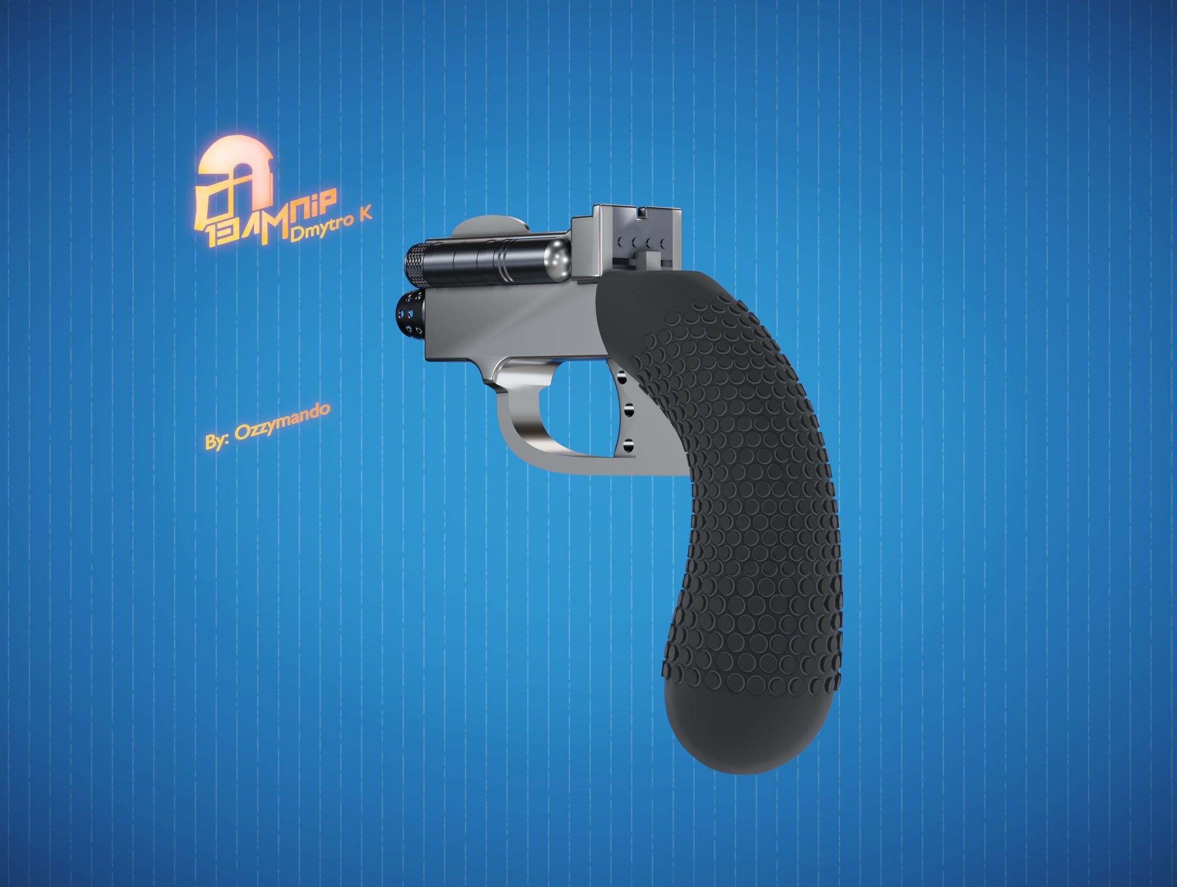 Sentinel-7 Duel Holdout Blaster 3D print model_1