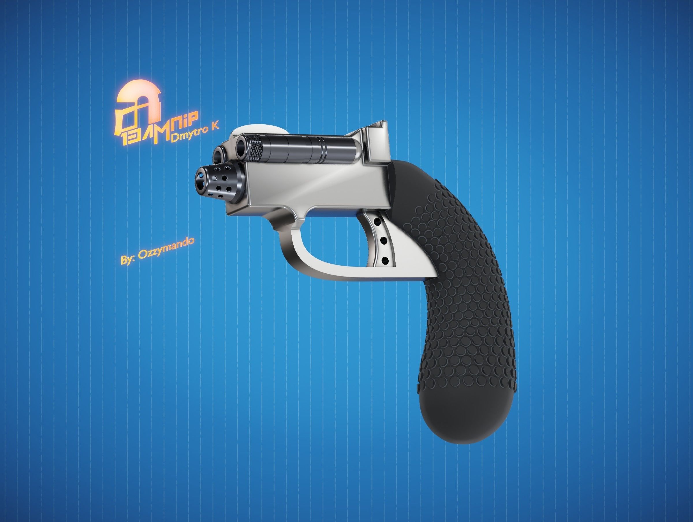 Sentinel-7 Duel Holdout Blaster 3D print model_11