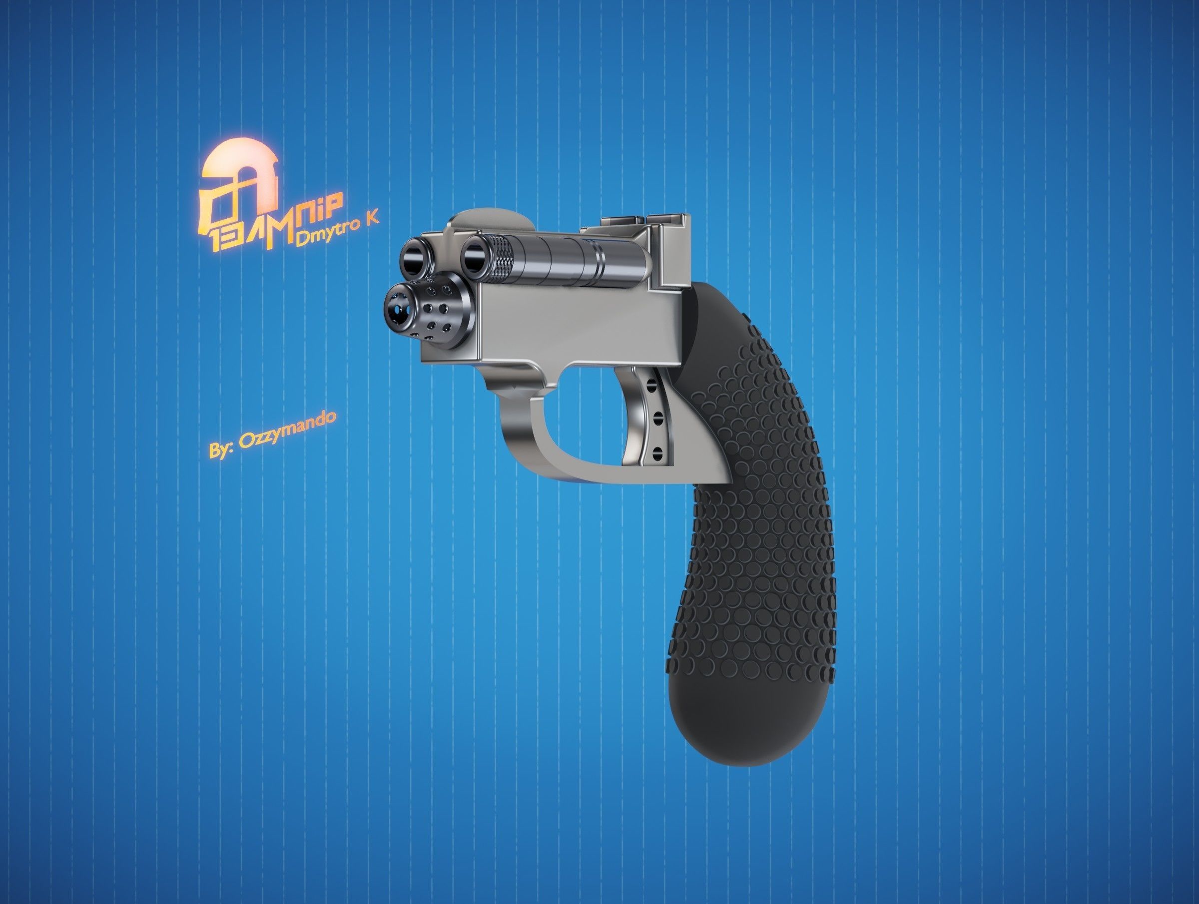 Sentinel-7 Duel Holdout Blaster 3D print model_5