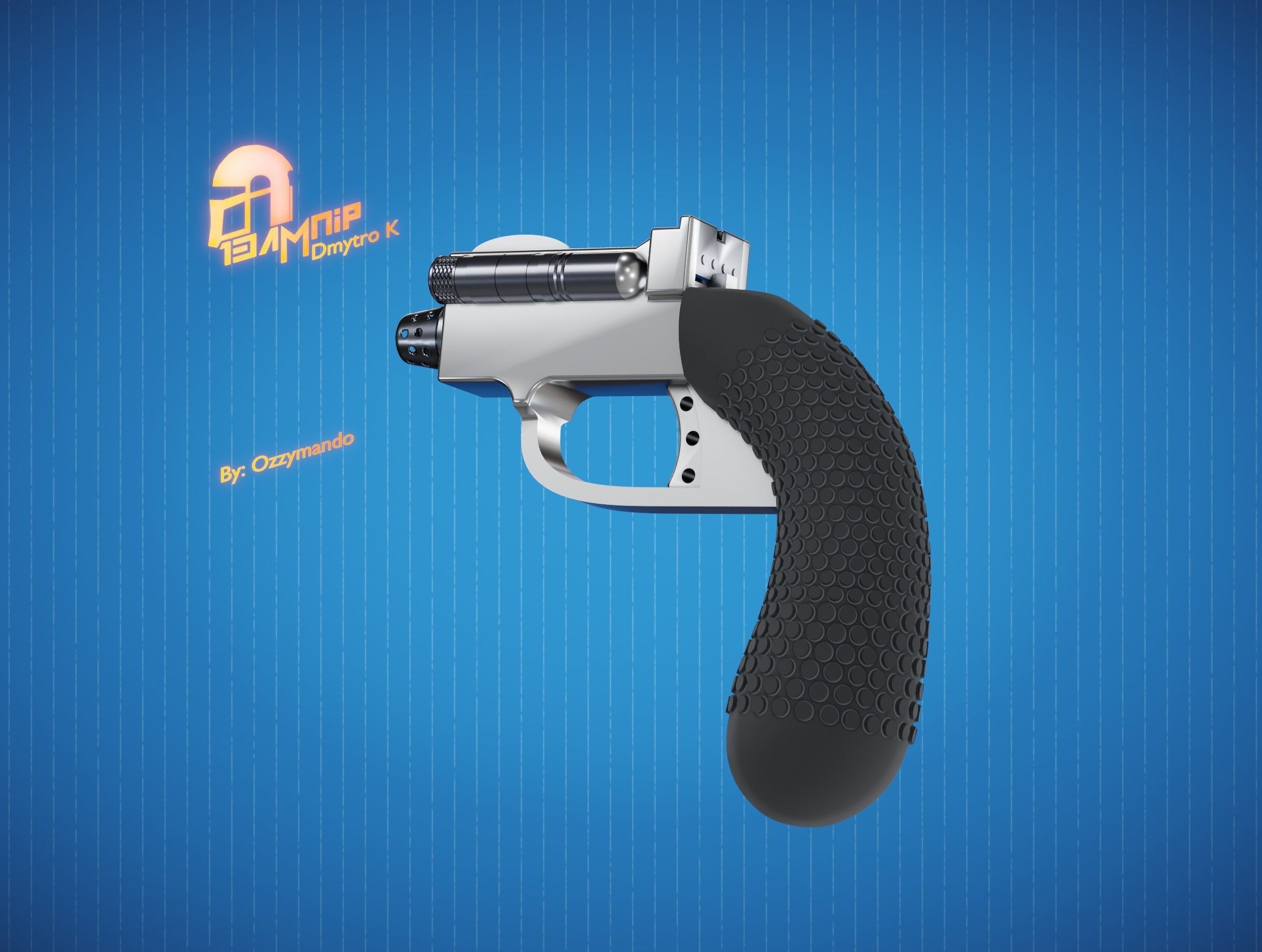 Sentinel-7 Duel Holdout Blaster 3D print model_10