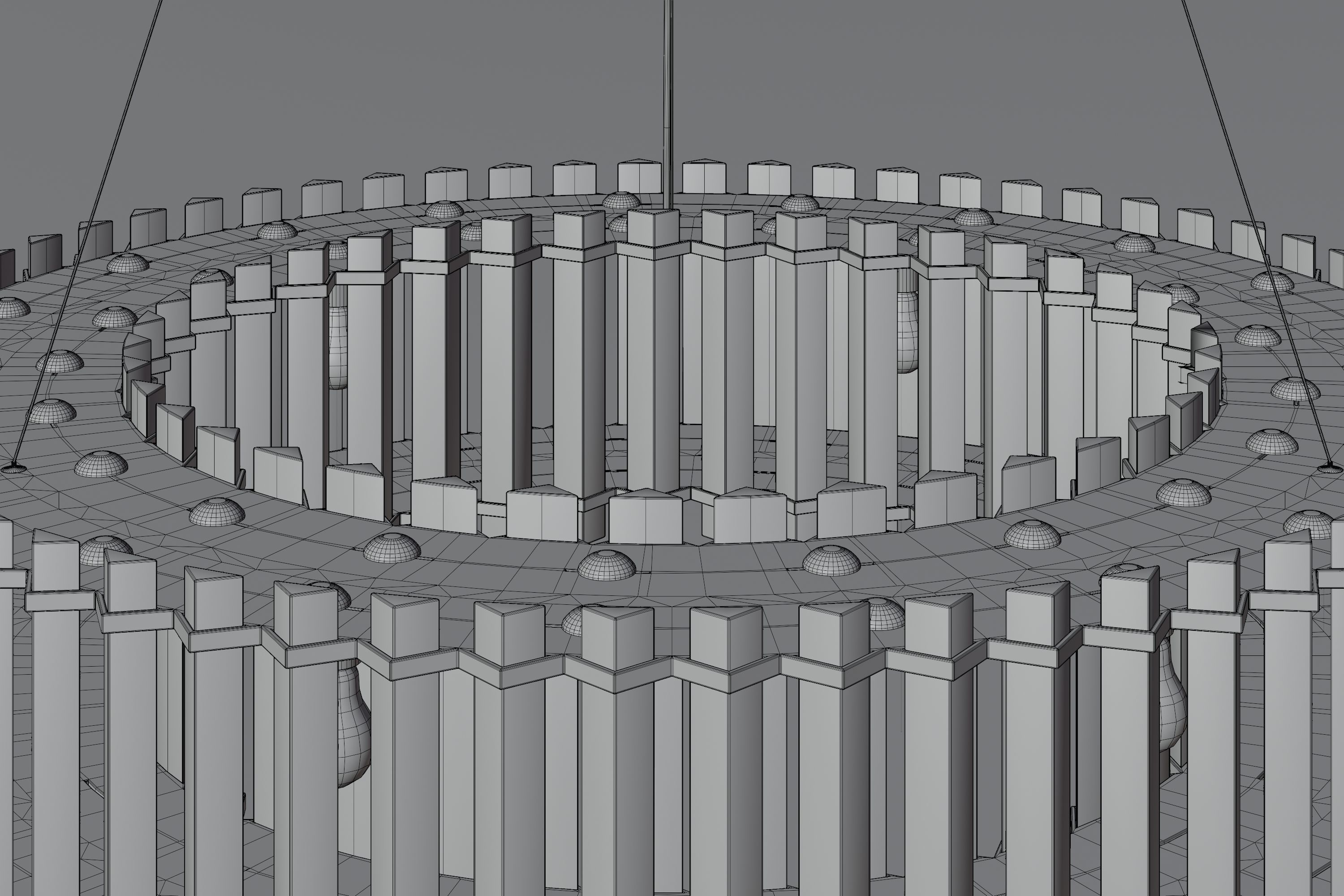 Luxury Design Ceiling Lamp 3D model_10