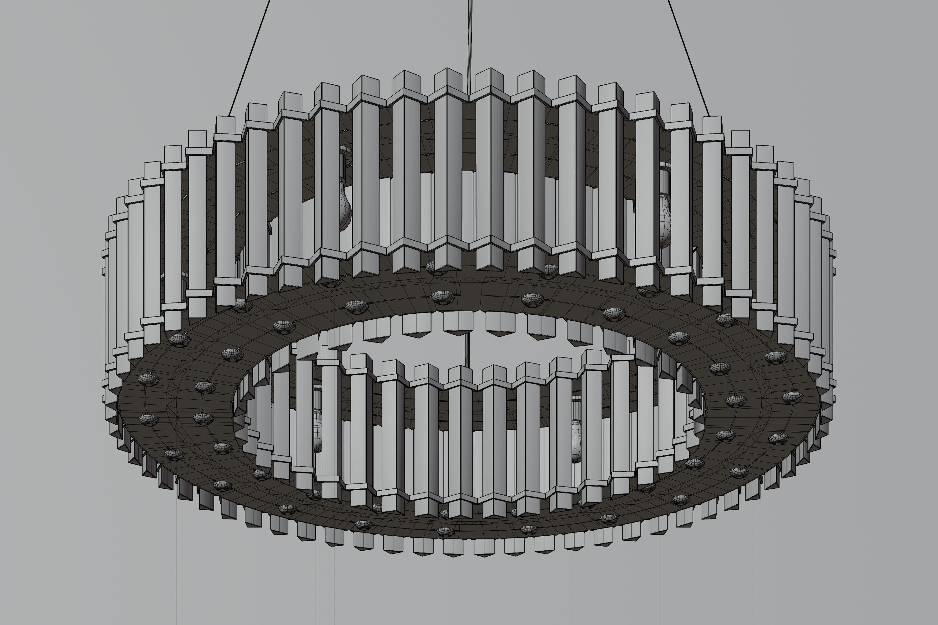 Luxury Design Ceiling Lamp 3D model_6