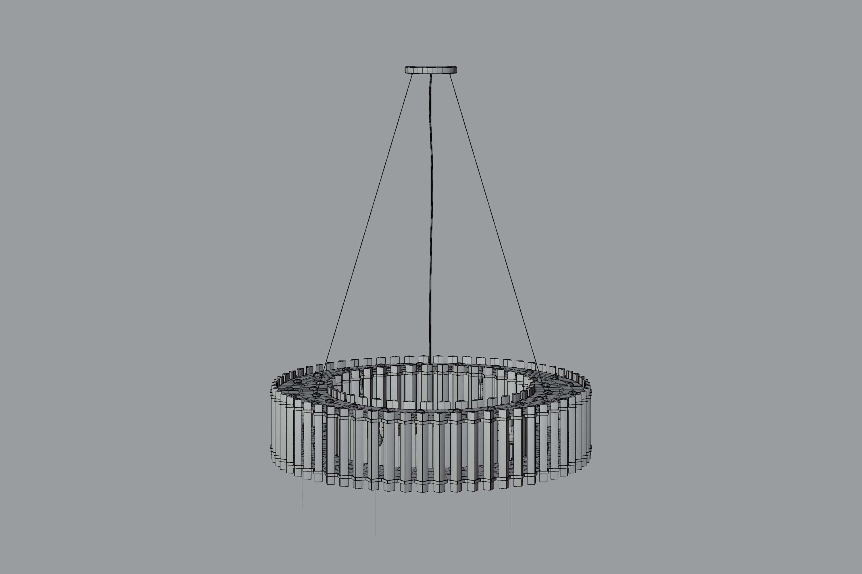 Luxury Design Ceiling Lamp 3D model_2