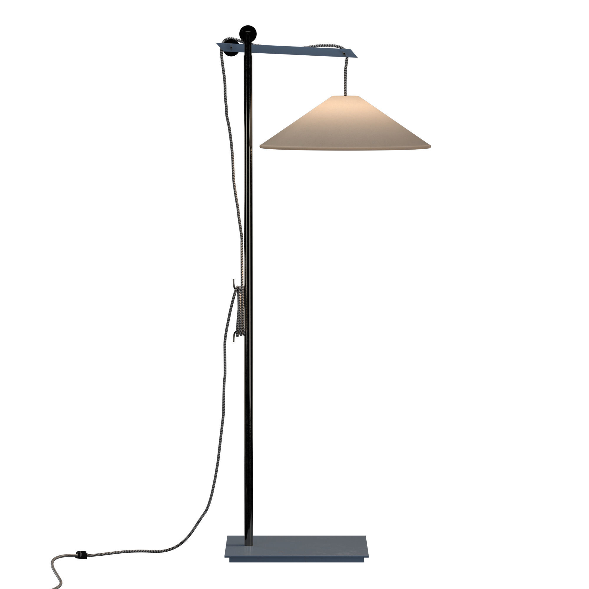 Kraft Floor Lamp 3D model_1