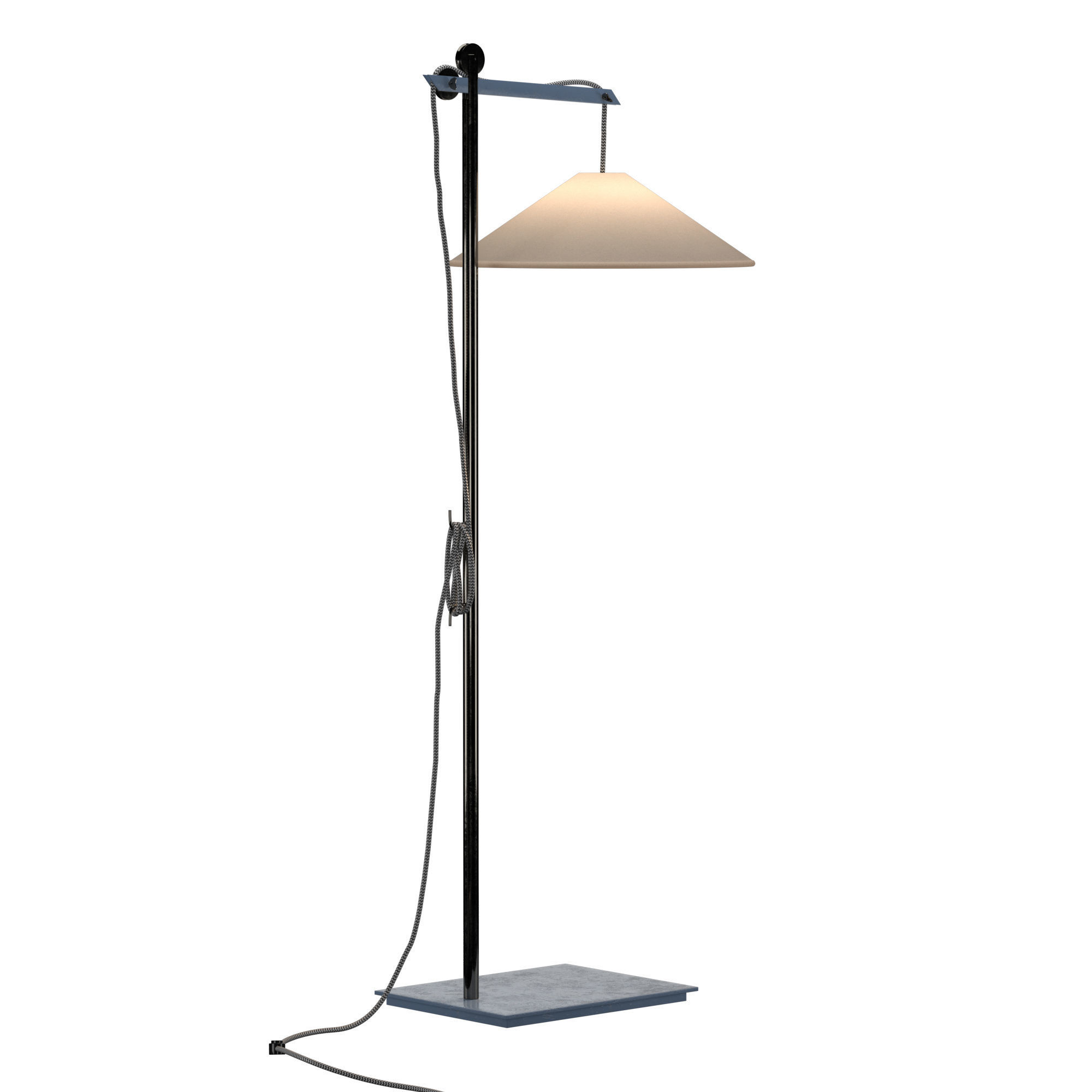 Kraft Floor Lamp 3D model_2