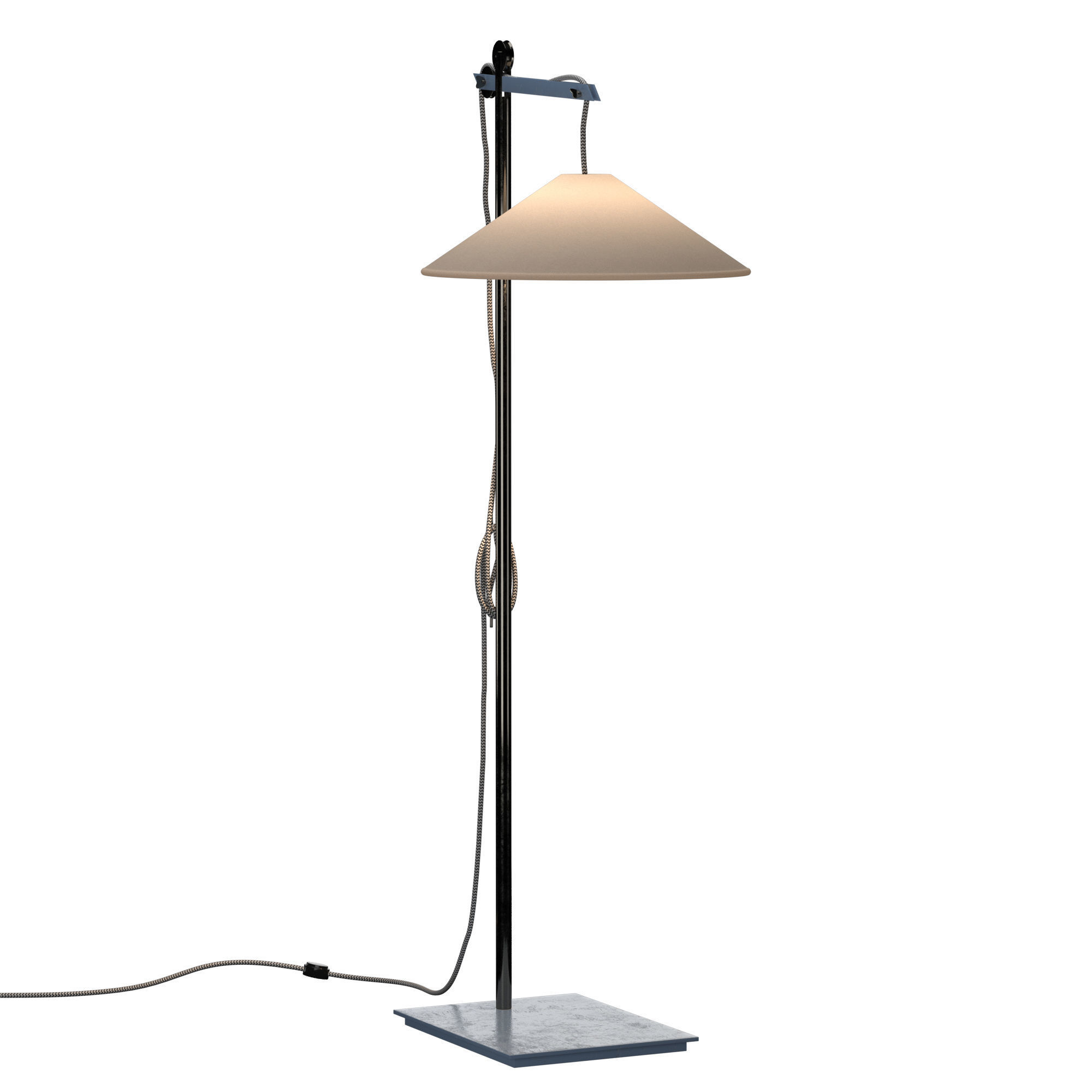 Kraft Floor Lamp 3D model_3