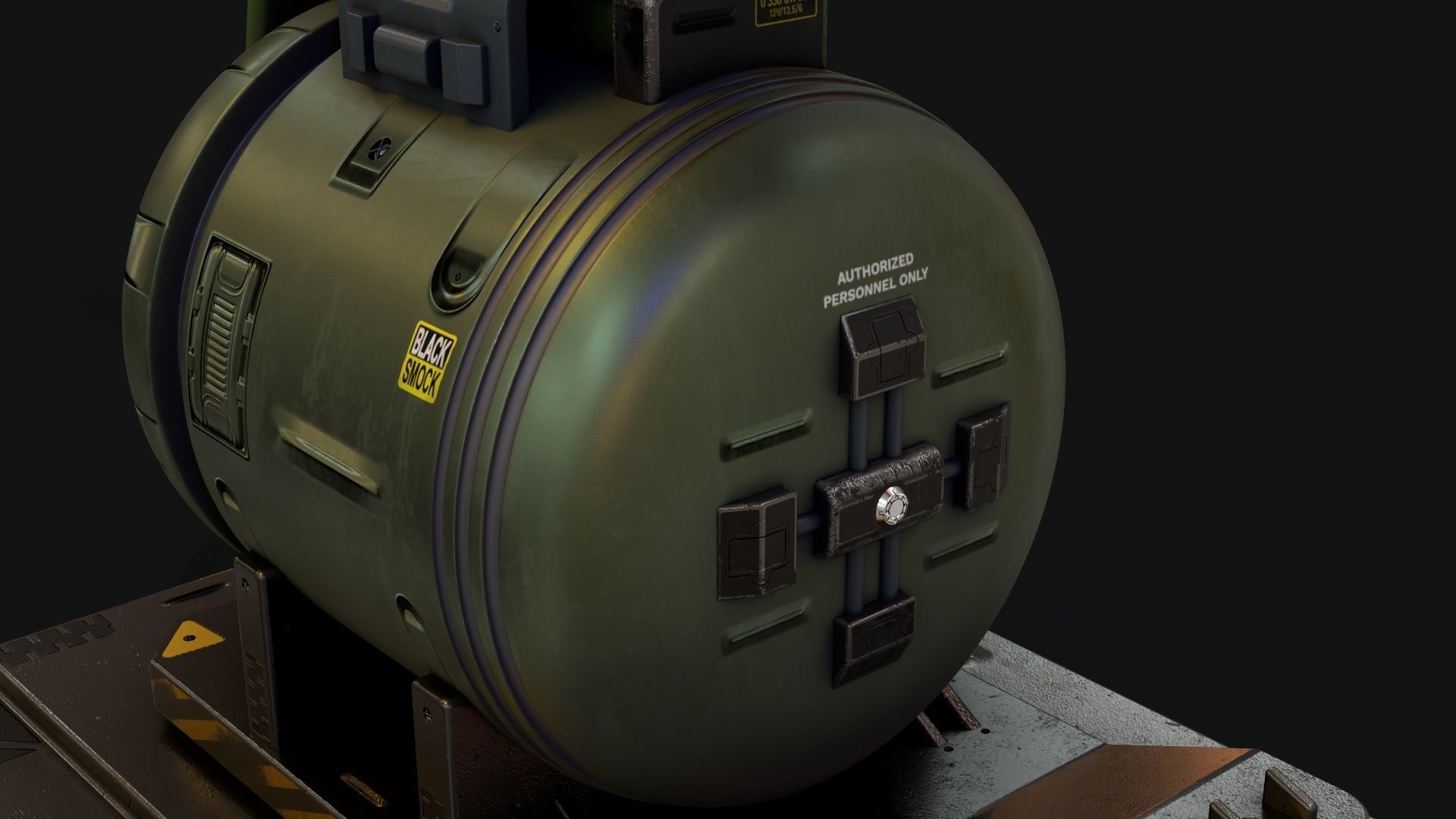Sentry Turret 3D model_28