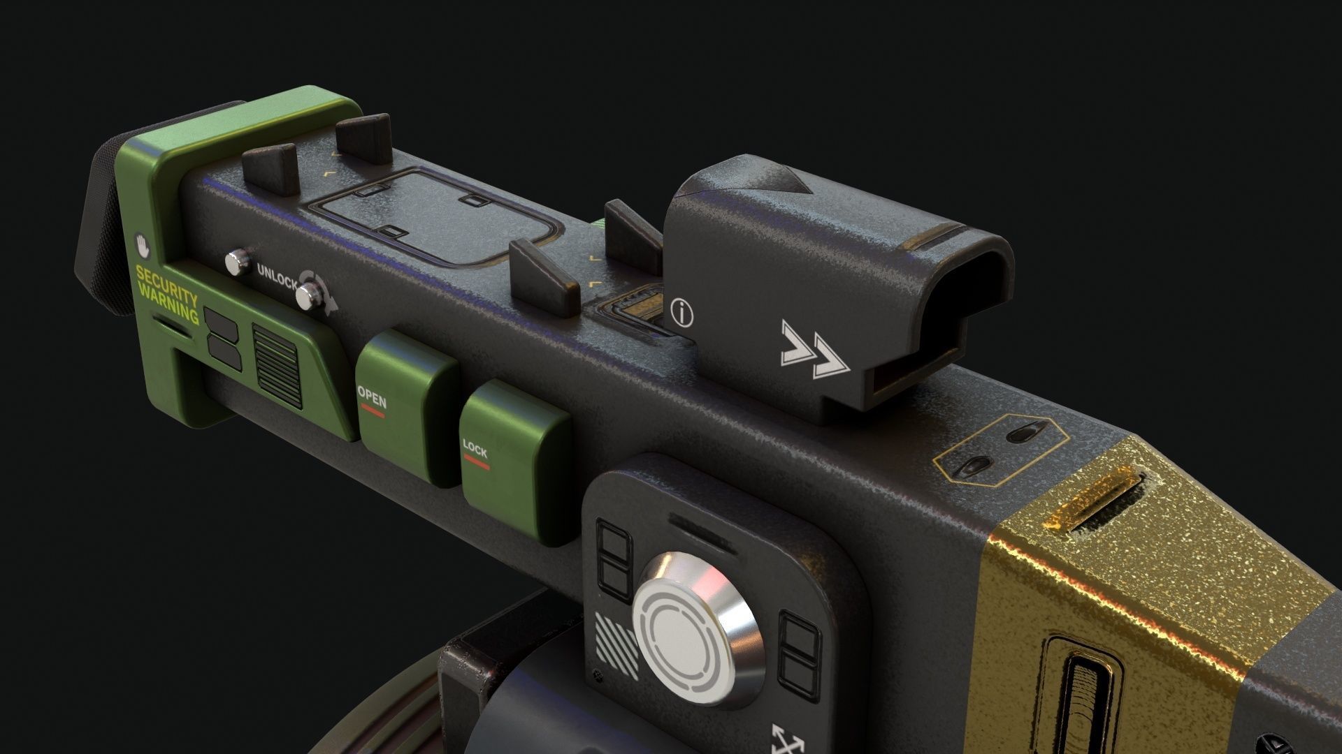 Sentry Turret 3D model_16