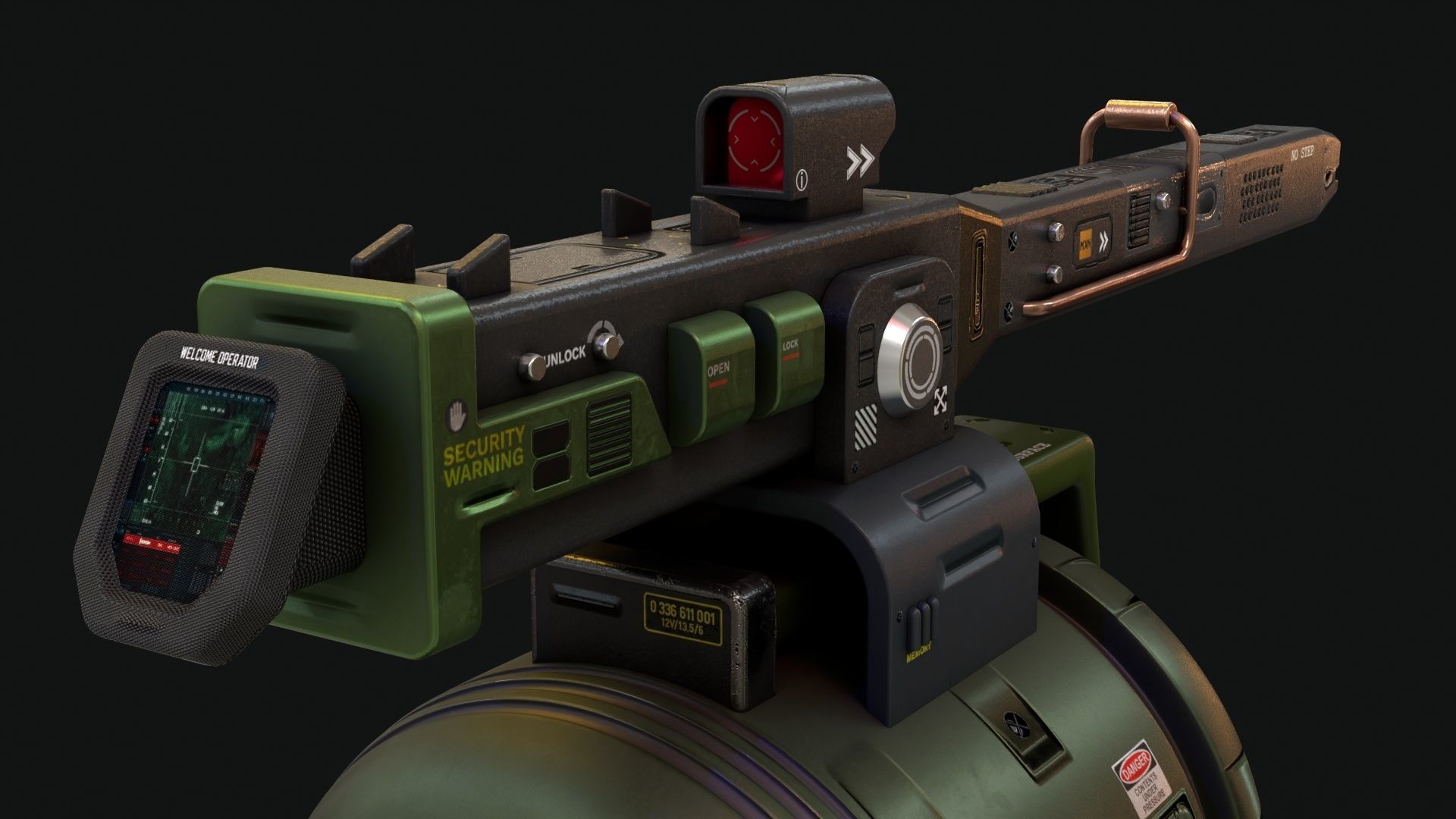 Sentry Turret 3D model_15