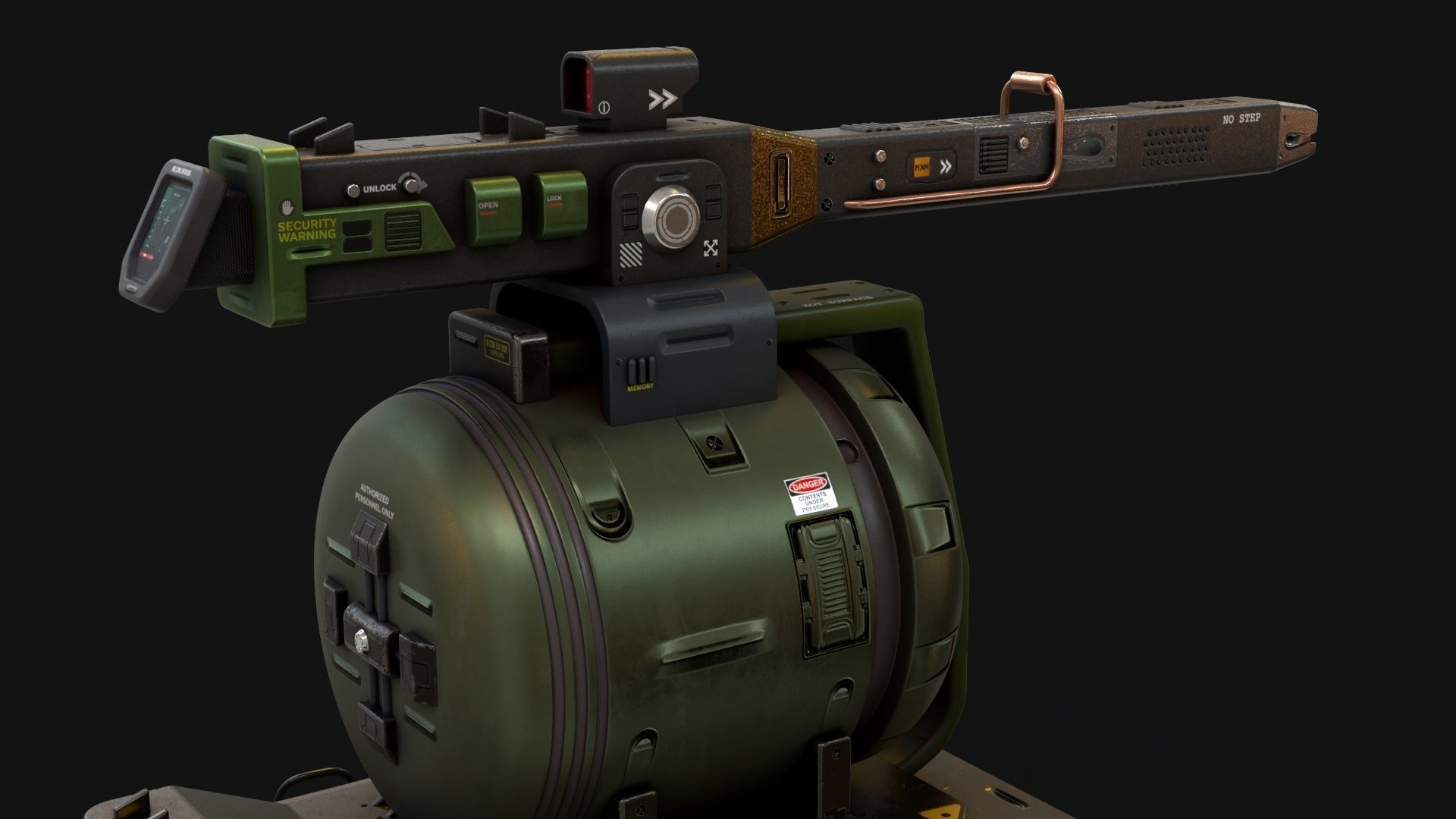 Sentry Turret 3D model_29