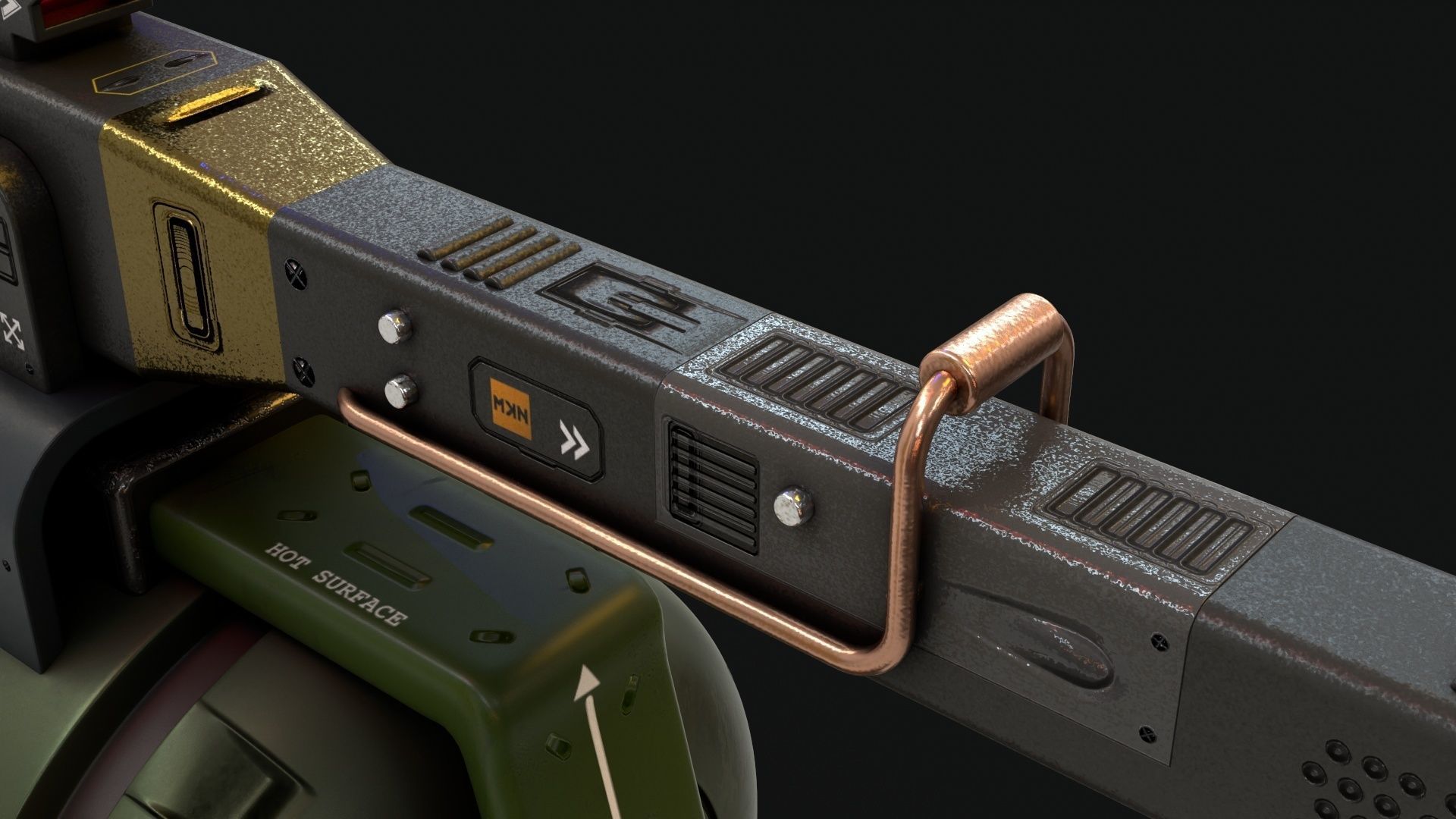 Sentry Turret 3D model_19