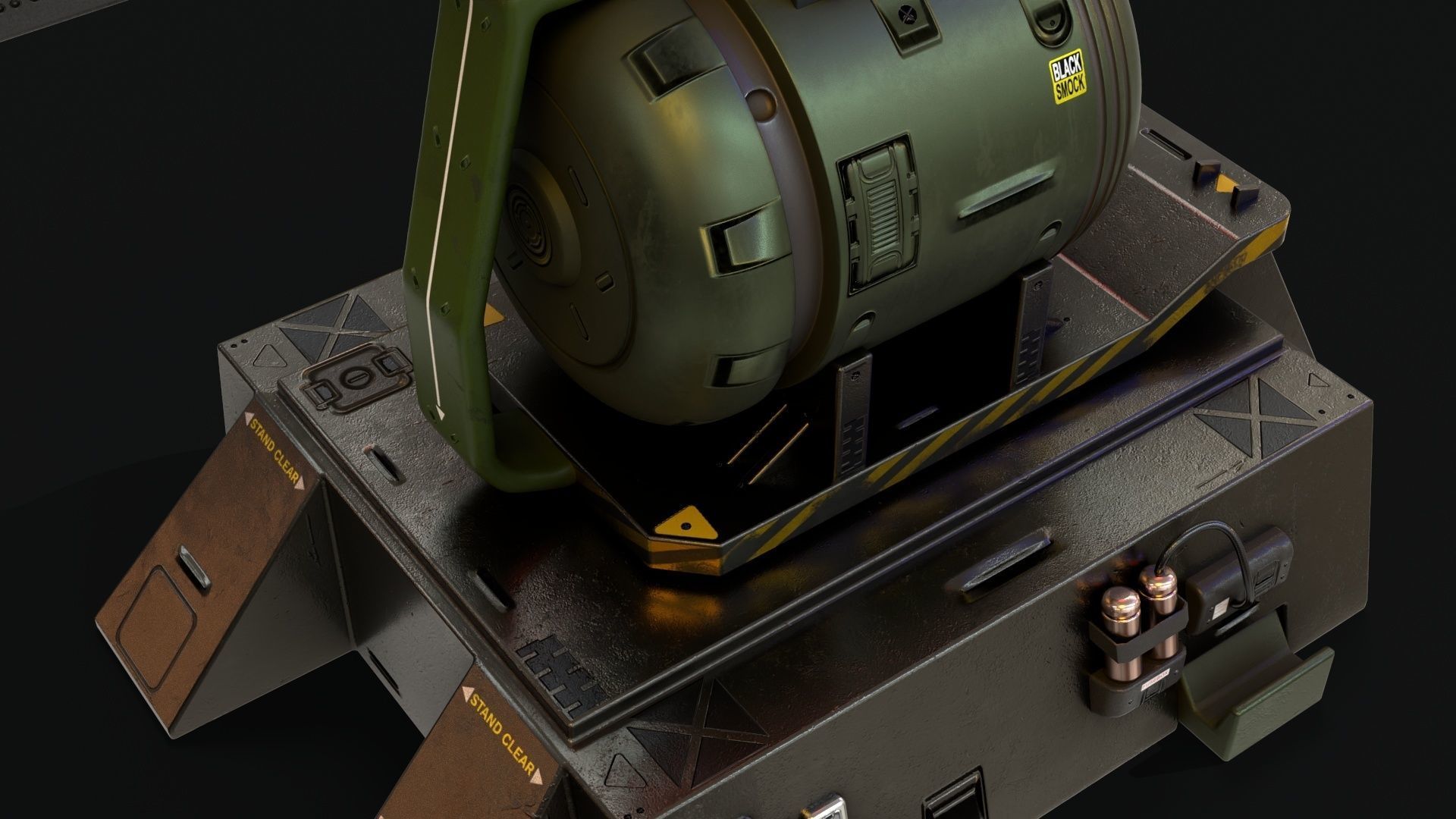 Sentry Turret 3D model_22