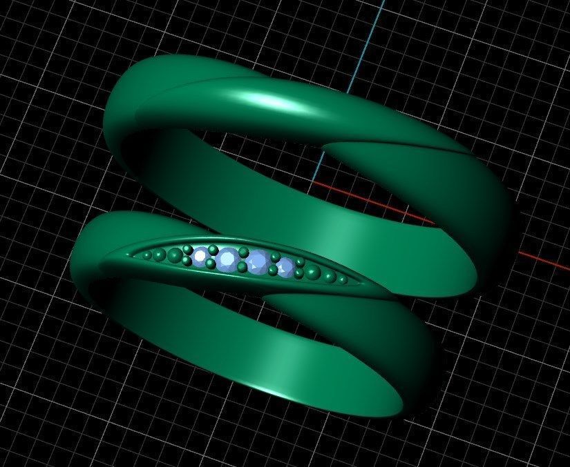 Ring rk99 3D print model_9