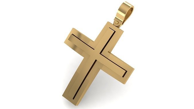 CROSS PENDANT CR32 3D print model