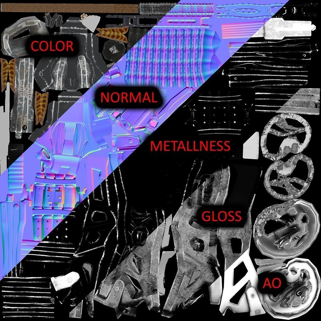 Survivor Character Low-poly 3D model_20