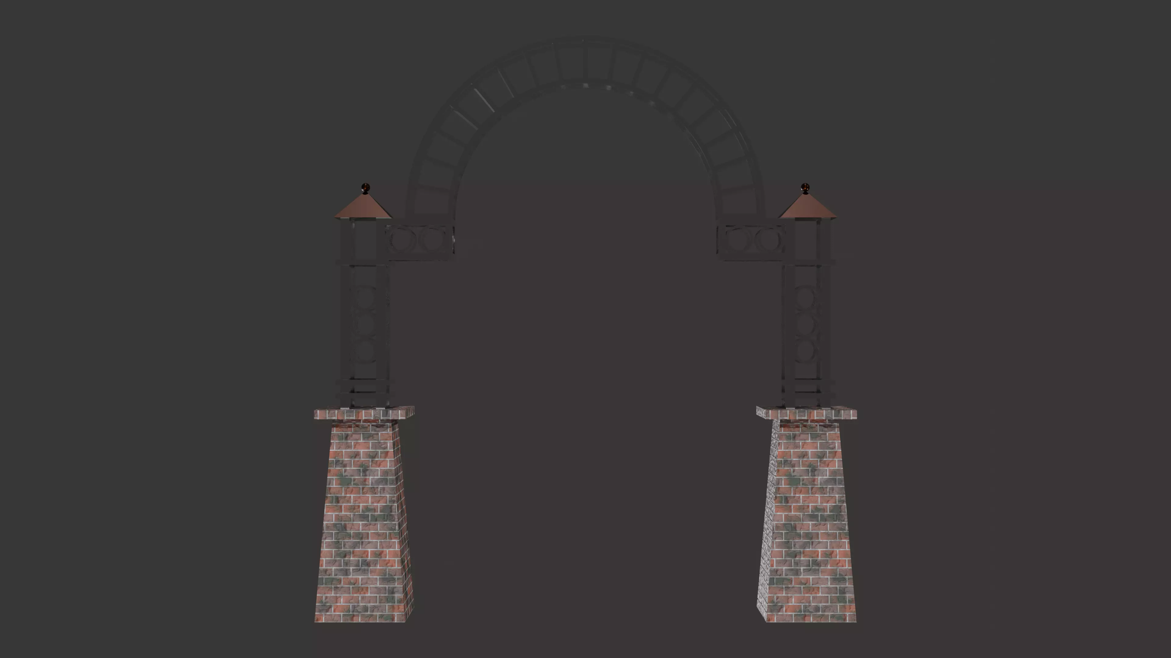 Park Gate 3D model_0