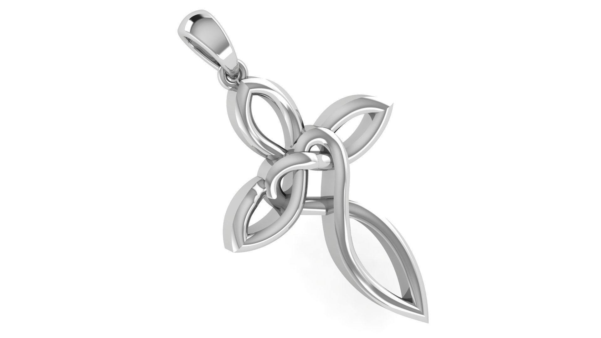 CROSS PENDANT CR37 3D print model_2