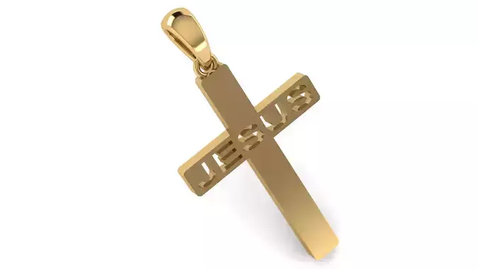 CROSS PENDANT  CR38 3D print model