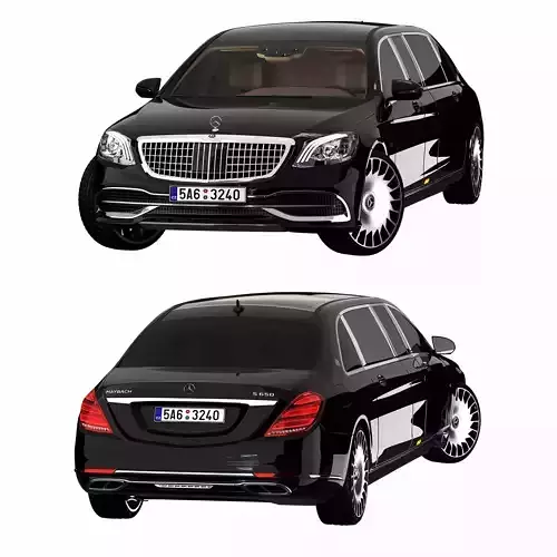 Mercedes Benz Maybach pullman 3D model
