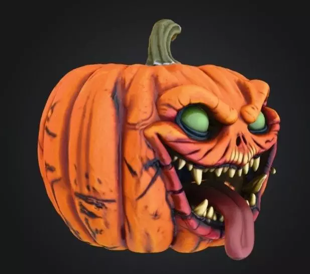halloween-challenge citrouille  3D print model_1