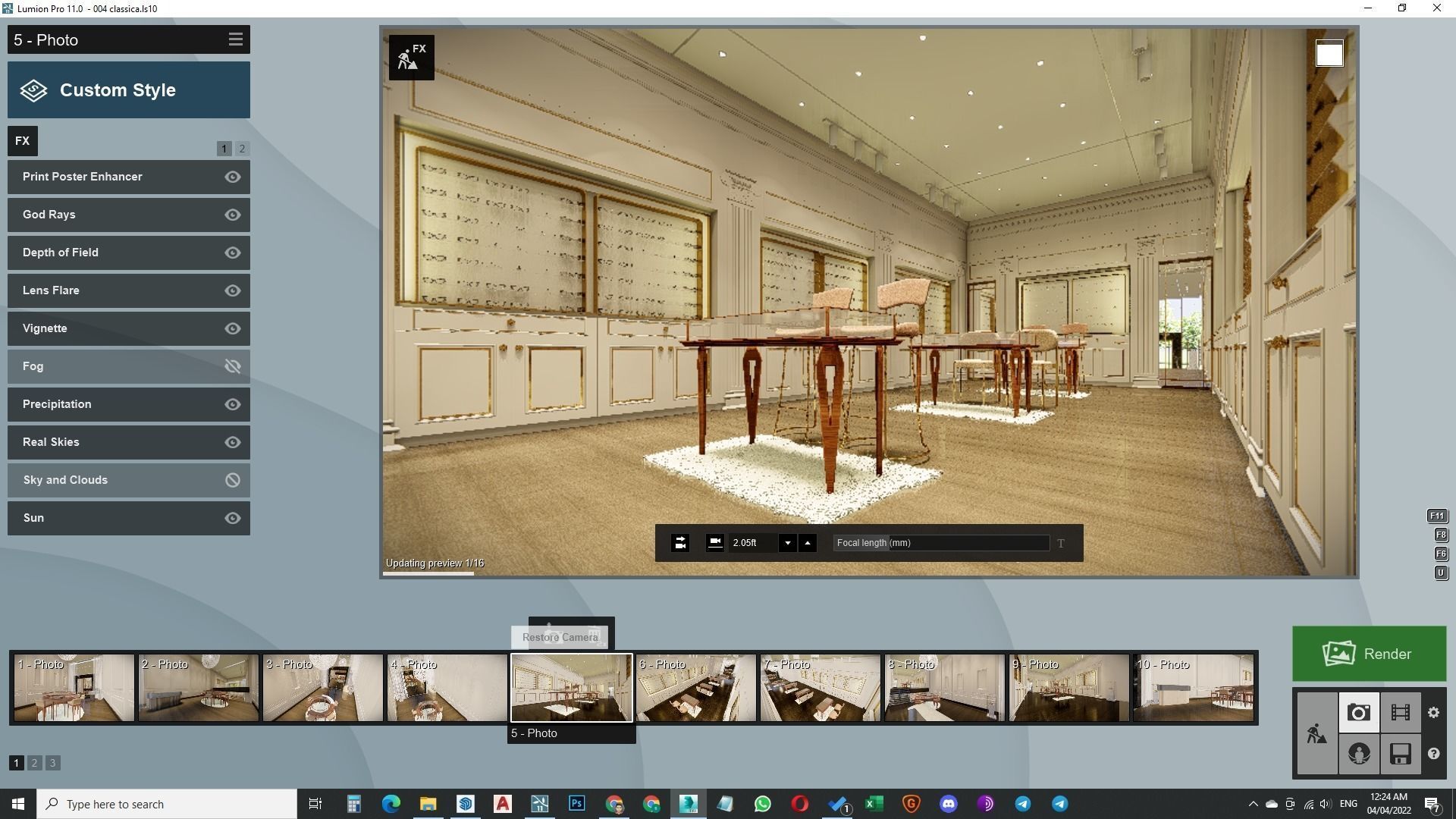 Optic interior and exterior shop 3d model 3D model_22