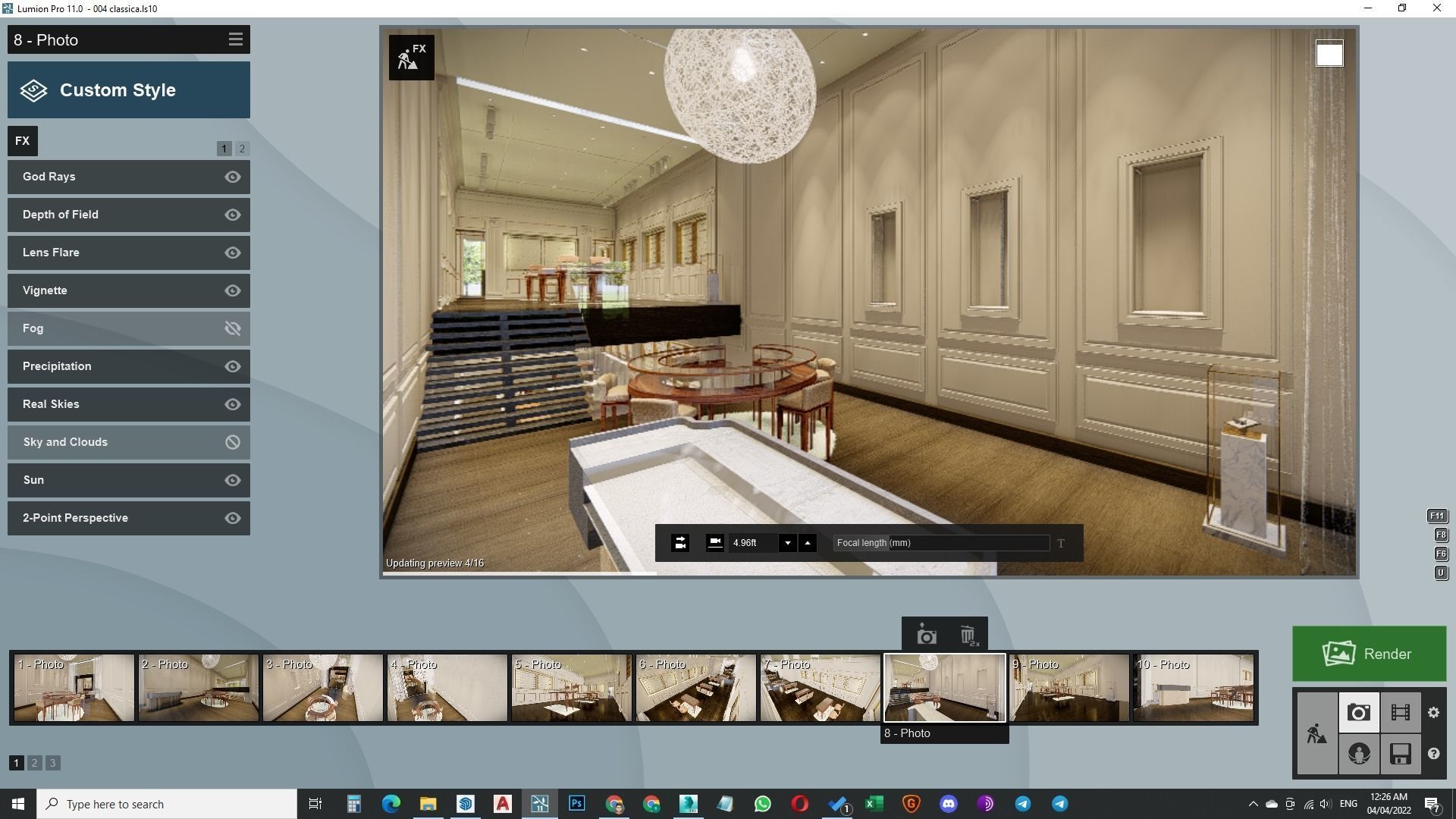 Optic interior and exterior shop 3d model 3D model_25