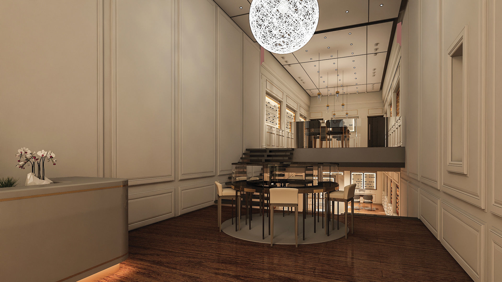 Optic interior and exterior shop 3d model 3D model_2