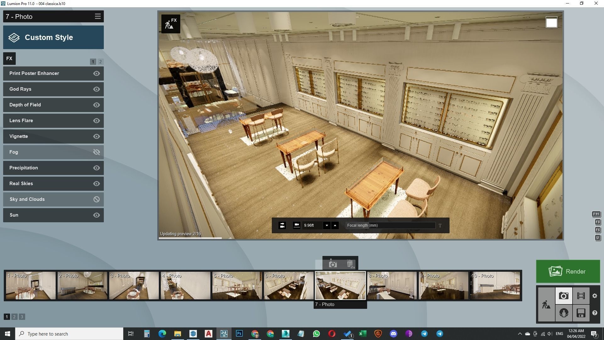 Optic interior and exterior shop 3d model 3D model_24