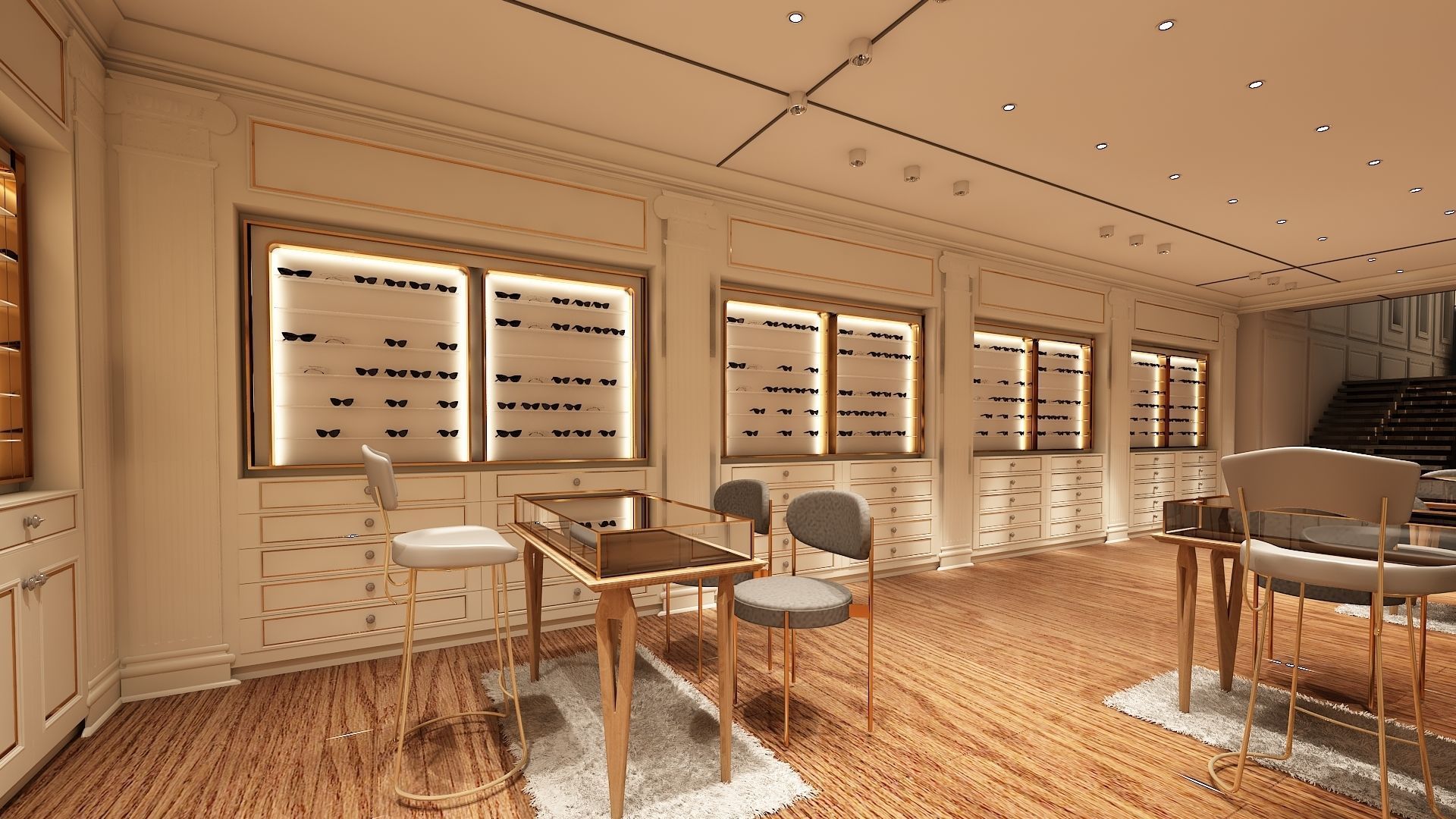 Optic interior and exterior shop 3d model 3D model_9