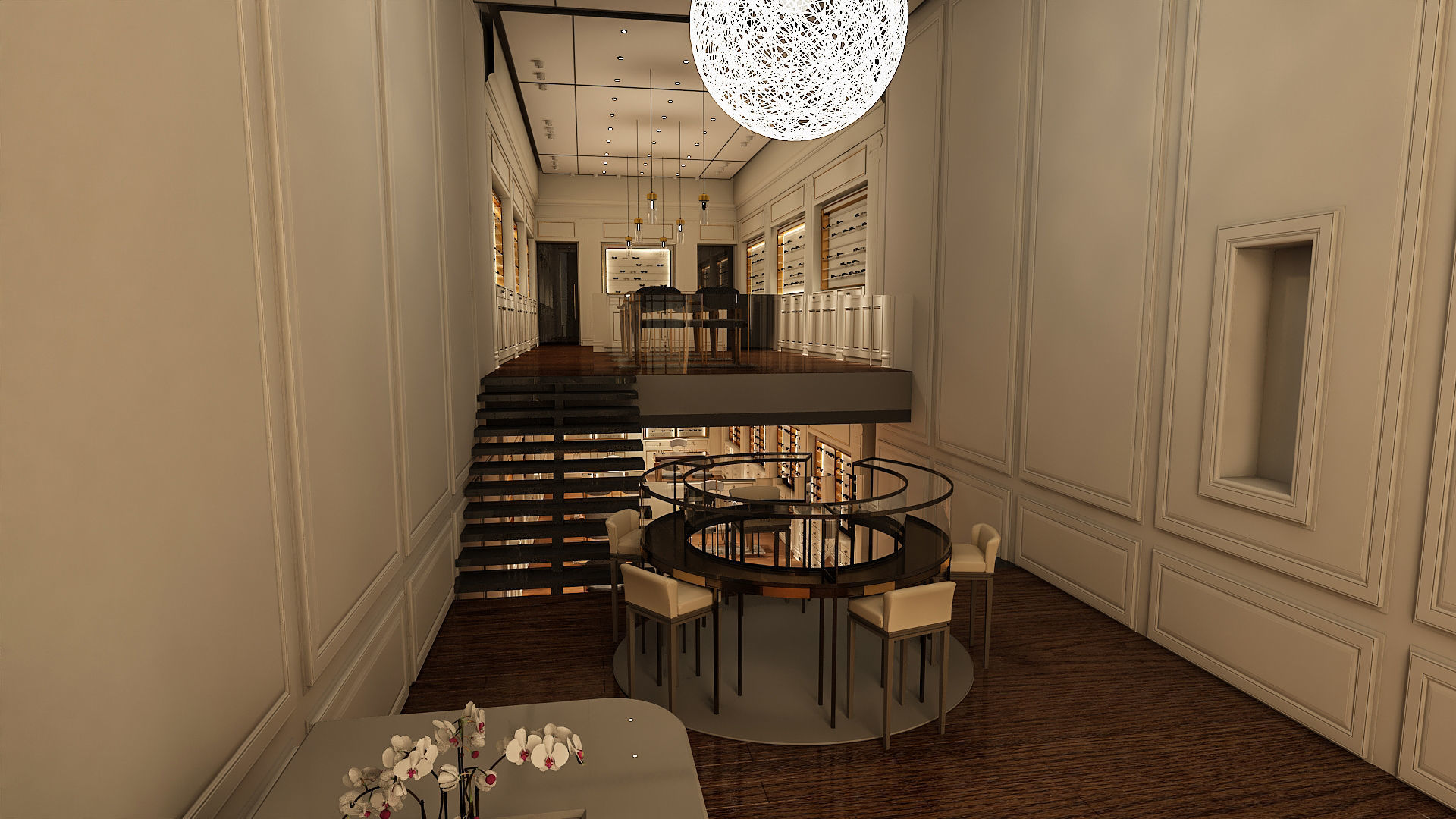 Optic interior and exterior shop 3d model 3D model_8