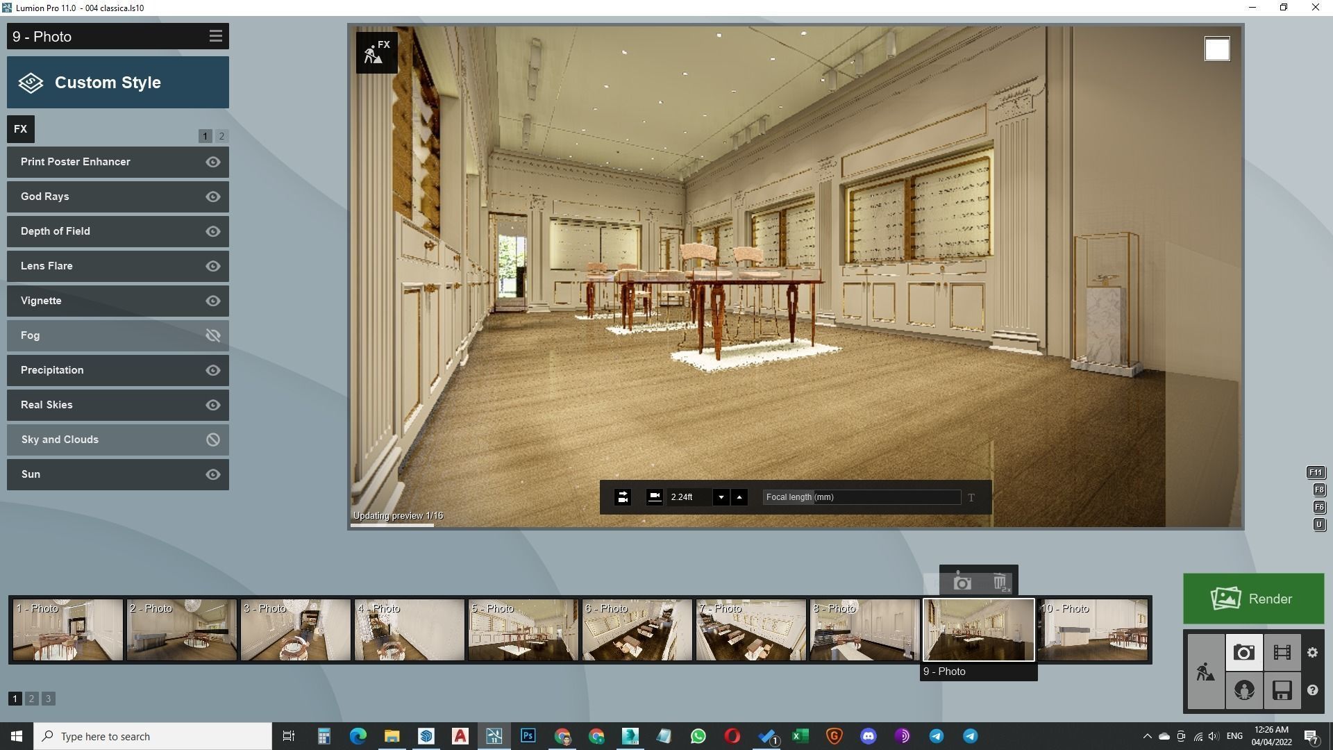 Optic interior and exterior shop 3d model 3D model_26