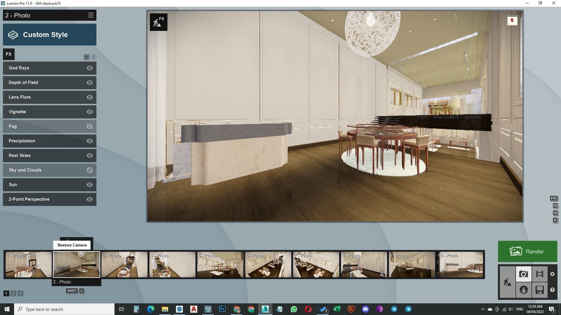 Optic interior and exterior shop 3d model 3D model_12