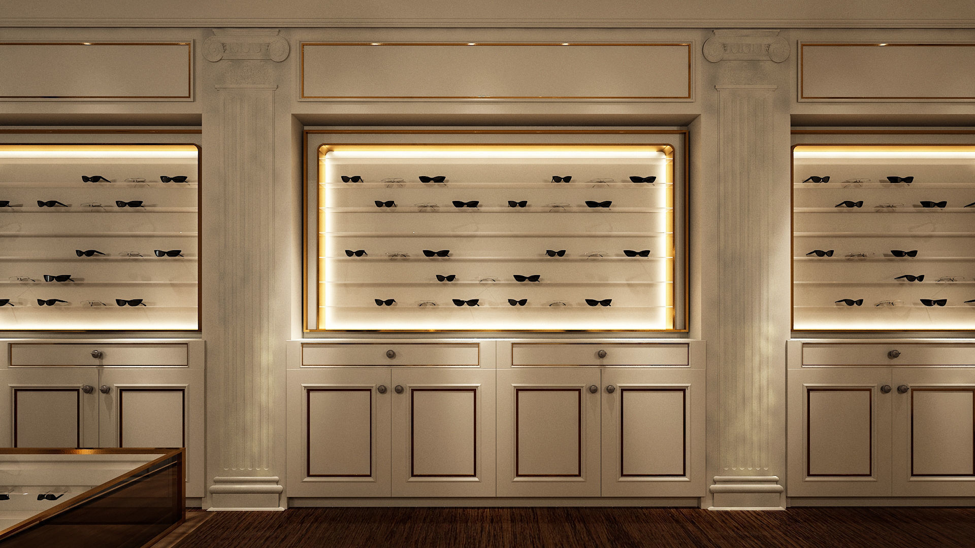 Optic interior and exterior shop 3d model 3D model_5