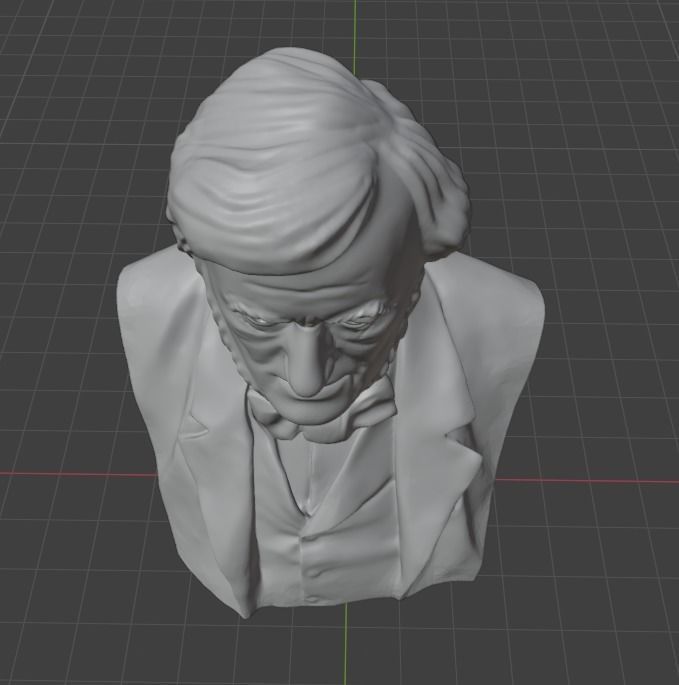 Richard Wagner 3D print model_4