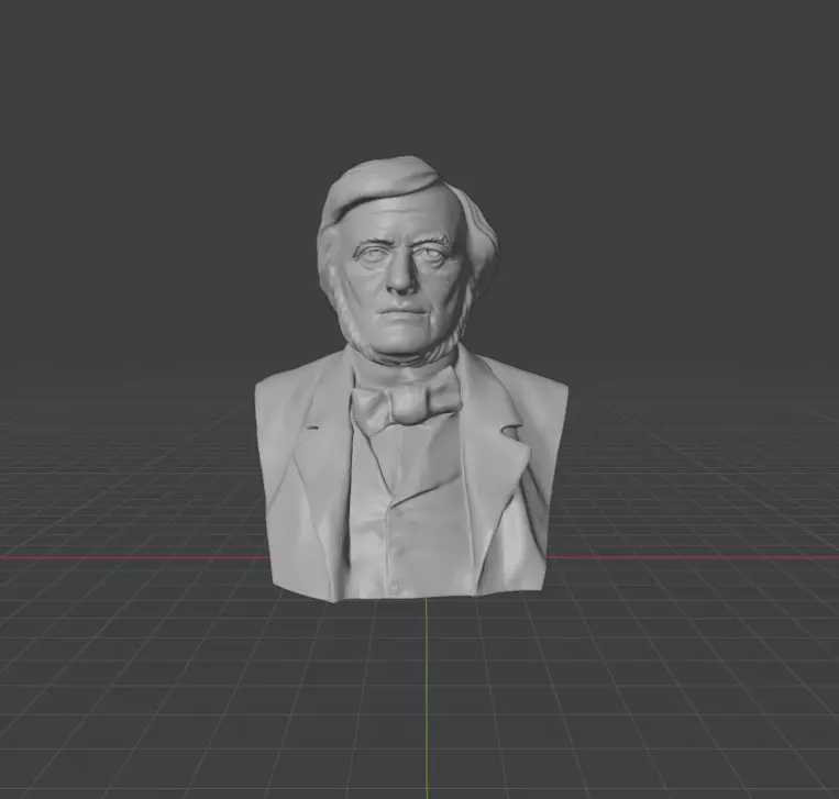Richard Wagner 3D print model_0