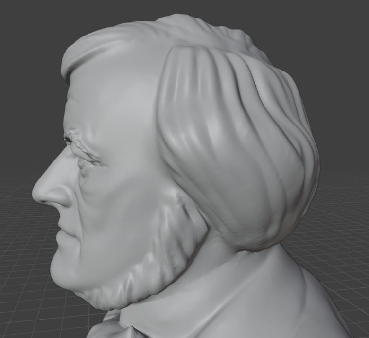 Richard Wagner 3D print model_8