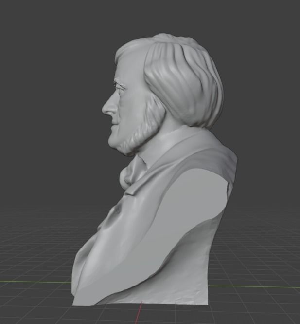 Richard Wagner 3D print model_1