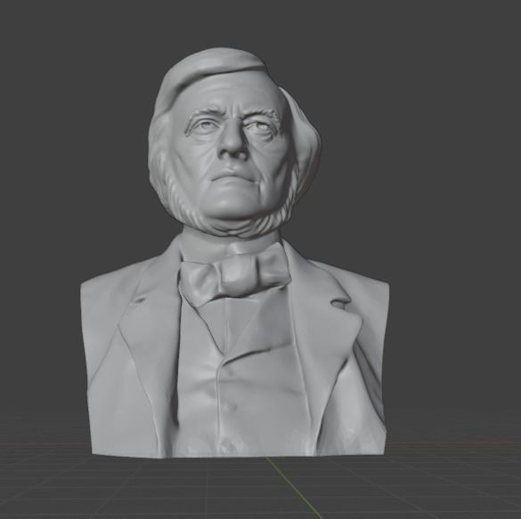 Richard Wagner 3D print model_14