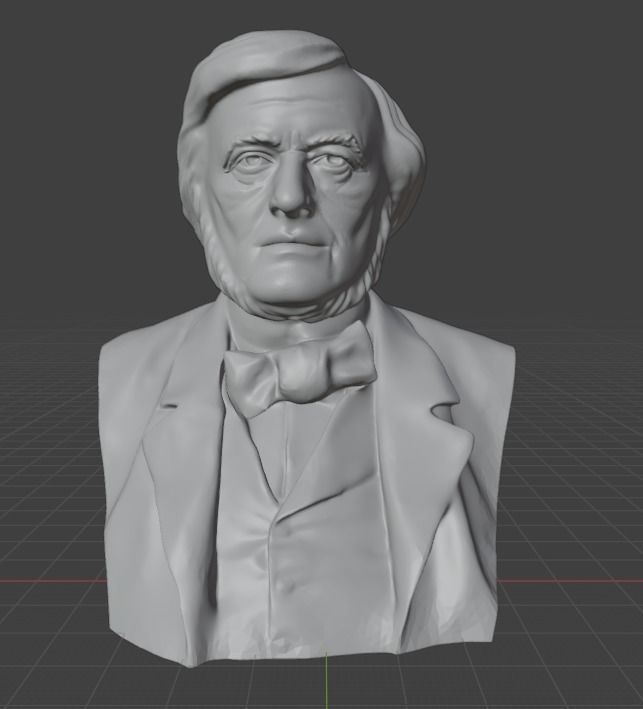 Richard Wagner 3D print model_11