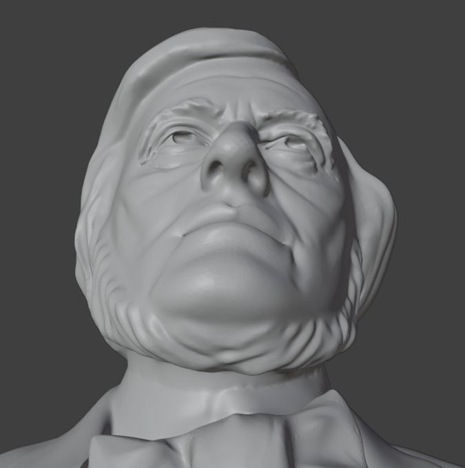 Richard Wagner 3D print model_7